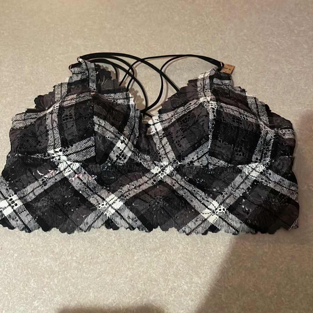 Pink bralette, large, brand new